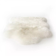 Four Hands Lalo Lambskin Throw - Cream