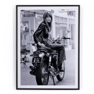Four Hands Françoise Hardy On Bike by Getty Images - 36X48"