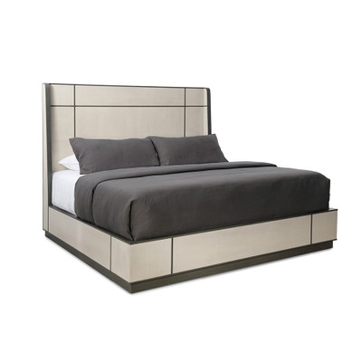 Caracole Repetition Wood Bed Queen Bed