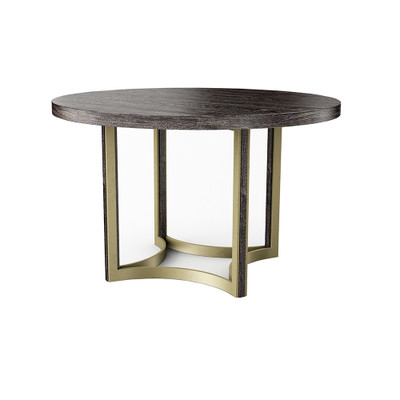 Caracole Remix Cerused Round Dining Table 48"