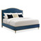 Caracole Fontainebleau King Bed - Lucious Blue