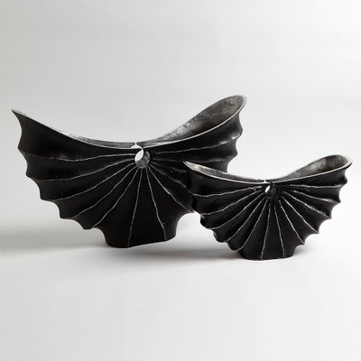 Atlantis Centerpiece - Antique Black - Lg