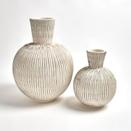 Furrow Sphere Vase - Lg