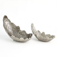 Leaf Bowl - Nickel - Lg