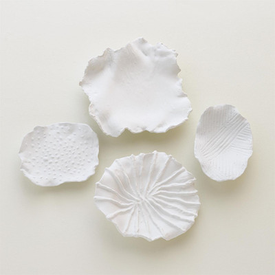 Maitake Wall Decor - Criss Cross - Soft White