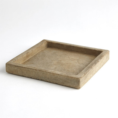 Marble Tray - Antiqued White