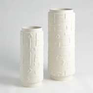 Sankuru Vase - Rustic White - Sm