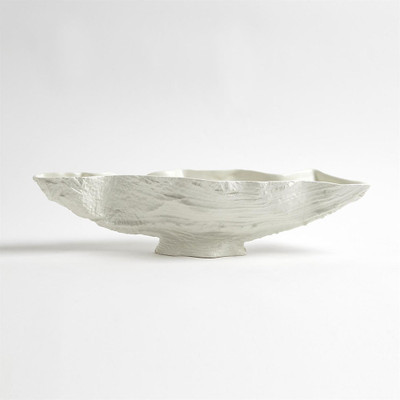 Serpentine Lime Bowl - Matte White