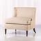 Severn Lounge Chair - Beige Leather