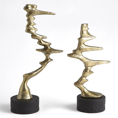 Wind Blown Sculpture - Brass - Sm