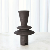 Adelyn Geometric Vase - Black