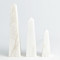 Alabaster Obelisque - White - Lg