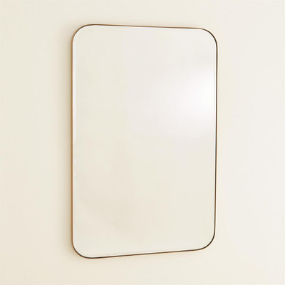 Banded Mirror - Brass