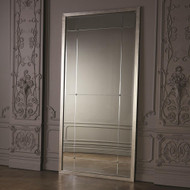 Beaumont Floor Mirror - Silver Leaf