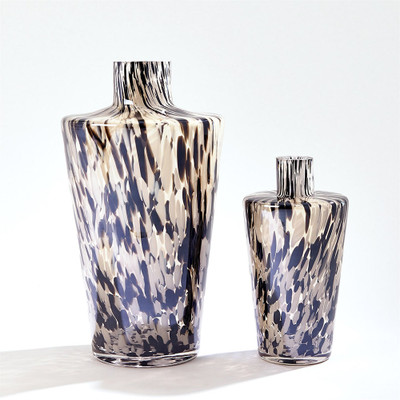 Confetti Shoulder Vase - Black/Beige - Lg