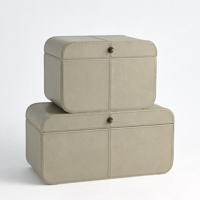 Curved Corner Box - Light Grey - Sm