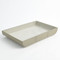 Curved Corner Tray - Light Grey