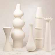 Deoune Vase - Matte White