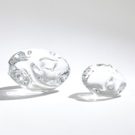 Dimple Paperweight - Clear - Lg