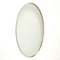 Elongated Oval Mirror - Brass - Lg