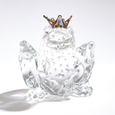 Frog Prince - Clear w/Bubbles