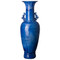 Tall Two - Handle Vase - Blue
