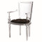 Marilyn Acrylic Arm Chair - Black