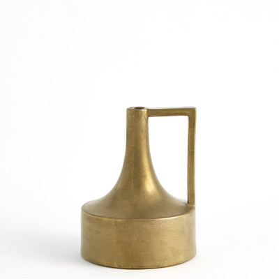 Short Neck Handle Vase - Gold
