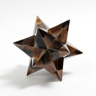 Stellated Dodecahedron - Brown Horn
