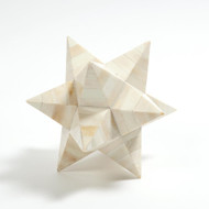 Stellated Dodecahedron - White Bone