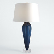 Teardrop Glass Lamp - Blue