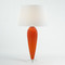 Teardrop Glass Lamp - Orange