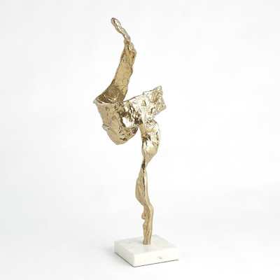 Twist Sculpture - Brass