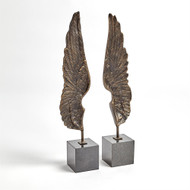 Wings Sculpture - Bronze - Pair