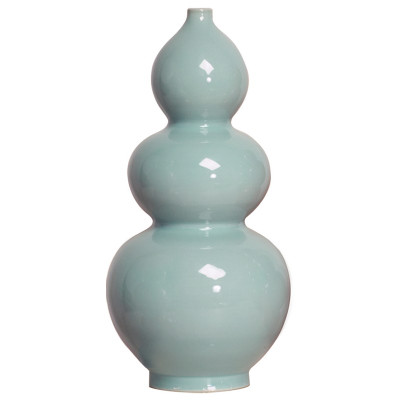 Triple Gourd Vase - Misty Blue