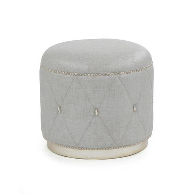 Diamond Ottoman - Grey