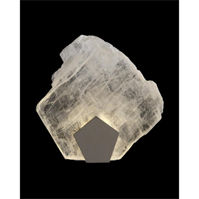 John Richard Moonlight Sonata Selenite Pane Wall Sconce - Thumbnail 2