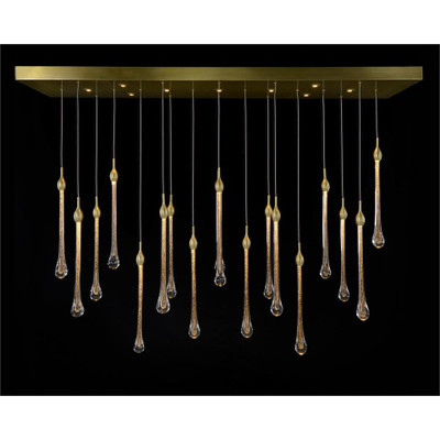 Luna: Crystal Drop Twenty-Seven-Light Chandelier