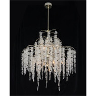 Cascading Crystal Twelve-Light Chandelier