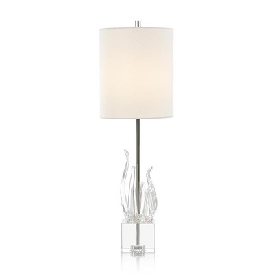 Glass Sculpture Table Lamp