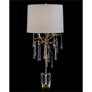 Branched Crystal Table Lamp - Tall