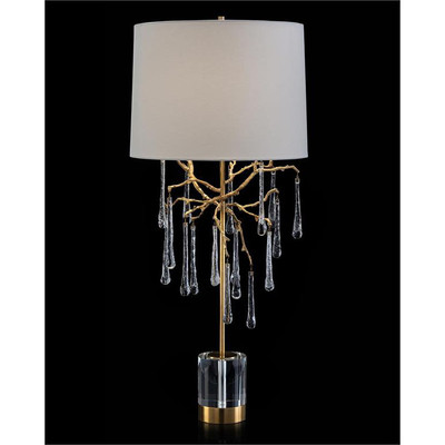 Branched Crystal Table Lamp - Tall