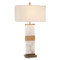 Alabaster Column Table Lamp - Wide
