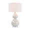 Pearlized White Table Lamp