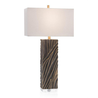 Sculpted Table Lamp - Wave Column