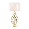 Swirls of Brass Ribbons Table Lamp