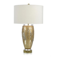 Silver and Gold Glass Table Lamp