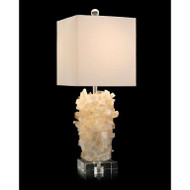 Tiered Calcite Table Lamp