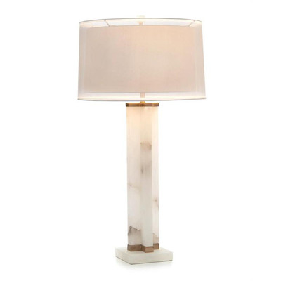 Alabaster Cross Table Lamp