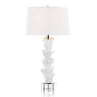 White Sculptural Table Lamp